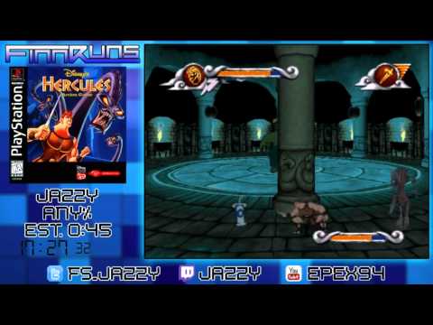 Disney's Hercules: Action Game Any% in 32:23 by Jazzy - FinnRuns