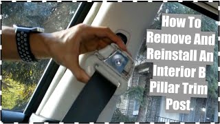 Replace Upper B Pillar Trim For Chrysler 300 Dodge Charger Magnum Interior Side Post