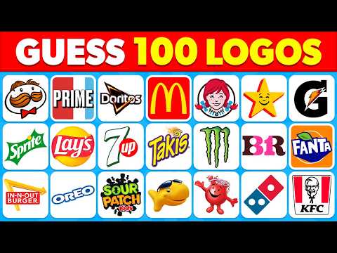 Guess The Logo Quiz | Food & Drink Edition | 100 Famous Logos