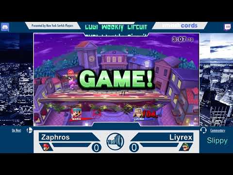 CUGI Weekly Circuit 10/3/17 Liyrex (Lucina) Vs. Zaphros (Mario) Losers Finals