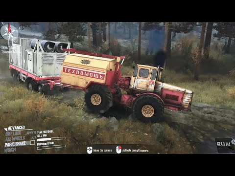 MudRunner  A Spintires game™ Evolution of Spintires Games -  Mudrunner All Games Gameplay
