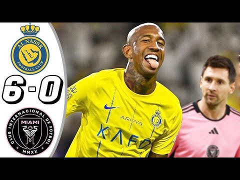 Al Nassr vs Inter Miami 6 : 0, Highlights & Goals, Cristiano RONALDO's Team Destroys MESSI'S Team