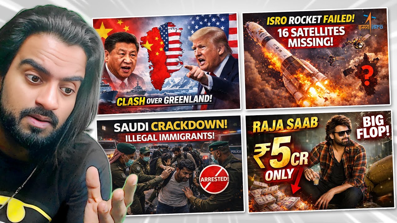 China Warns US over Greenland, ISRO 16 Satellites Missing, ICC Rejects Bangladesh, Wrong Side Thar