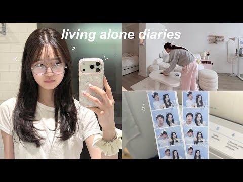 LIVING ALONE DIARIES🍥: productive & busy days, grocery haul, pilates, yapping, eating too much