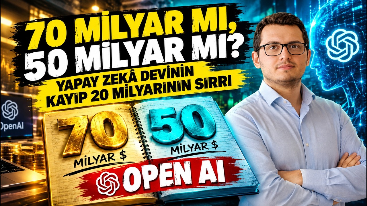 70 Milyar mı, 50 Milyar mı? Yapay Zekâ Devinin Kayıp 20 Milyar Dolarının Sırrı Tüm Detaylarıyla