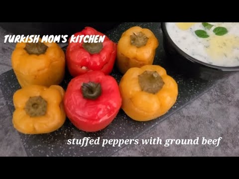 ✅ How to make stuffed peppers with ground beef and rice