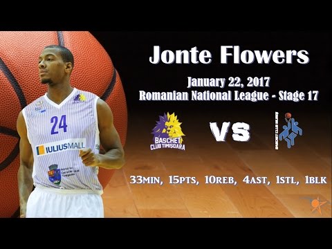 2017.01.22 Jonte Flowers vs. BC Mures - ST17