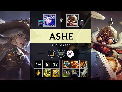 Ashe ADC vs Corki - KR Challenger Patch 25.04