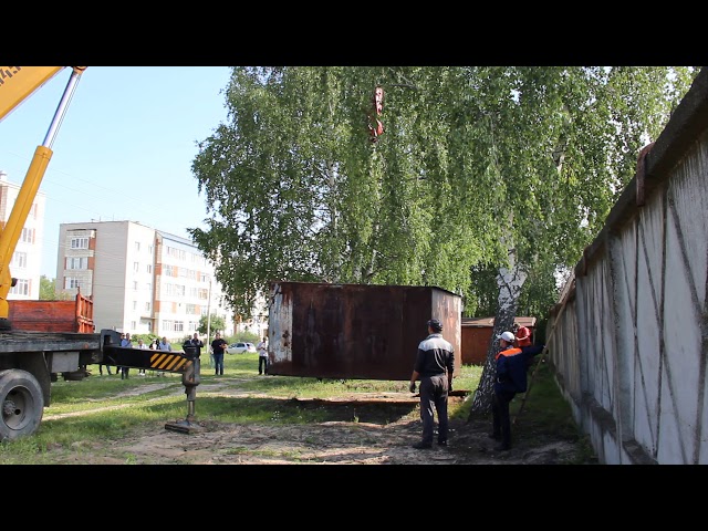 Яшел Үзәндә законсыз салынган гараж һәм сарайларны сүтәләр