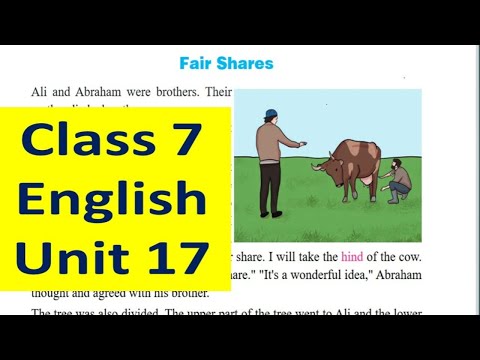 Class 7 English, Unit 17 with all EXERCISE//Grade 7 unit 17 with solution/full chapter