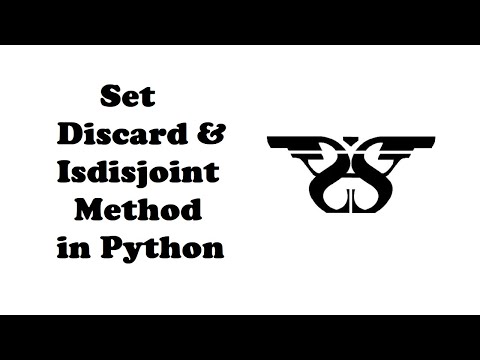 159 Set Discard And Isdisjoint Method In Python With Example Code Python Set Methods 4
