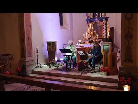 Das 8. Türchen in der Marien-Kapelle mit dem Duo Cellophone Bianca Schaffert und Dirk Rumig