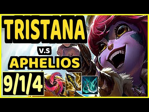 ABLE (TRISTANA) vs APHELIOS - 9/1/4 KDA BOTTOM ADC CHALLENGER GAMEPLAY - KR