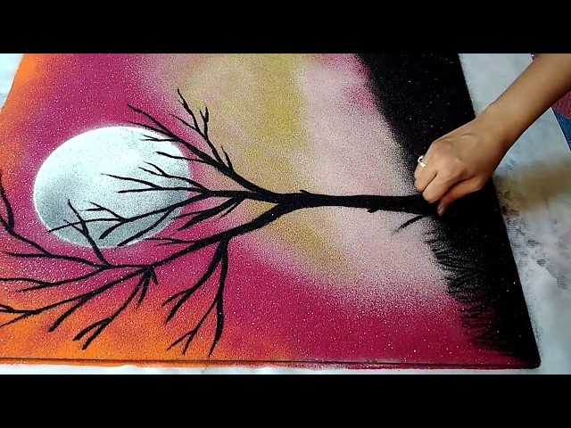 Beautiful poster rangoli by krishnas rangoli tricks