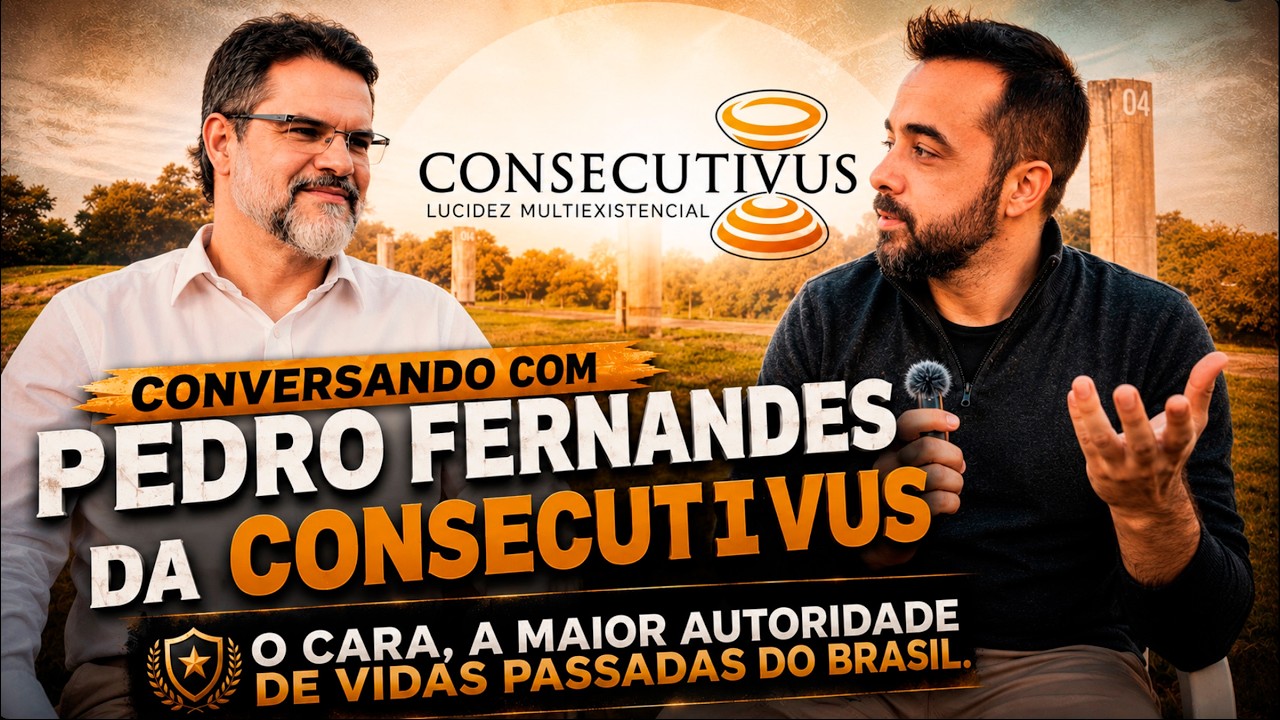 CONVERSANDO COM PEDRO FERNANDES, DA CONSECUTIVUS - A MAIOR AUTORIDADE DE VIDAS PASSADAS DO BRASIL