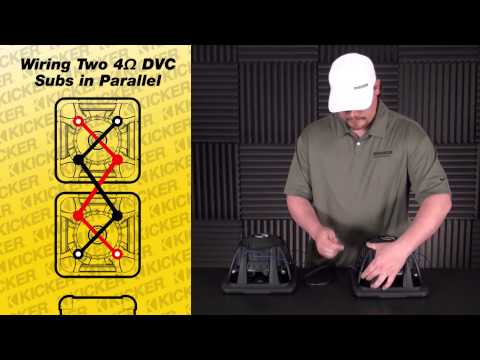Subwoofer Wiring: Two 4 ohm DVC Subs in Parallel