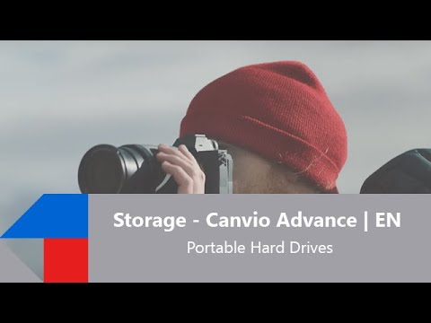 Išorinis kietasis diskas TOSHIBA Canvio Advance, žalias, 2TB video