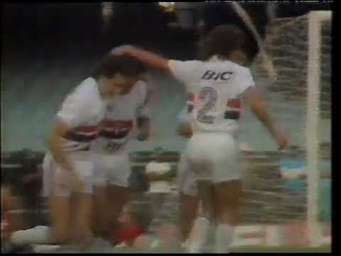 1987 - Flamengo 0 x 2 São Paulo (Melhores Momentos - Copa União)