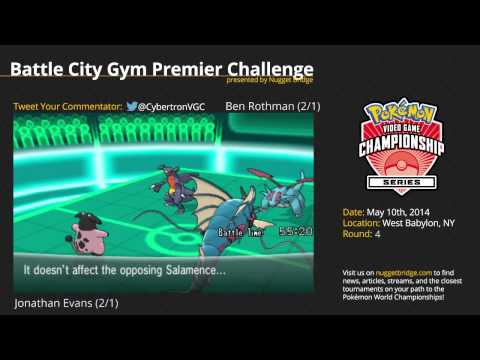 VGC '14 Battle City Gym Premier Challenge: Jonathan E (Ezrael) vs Ben R (Ben7000)