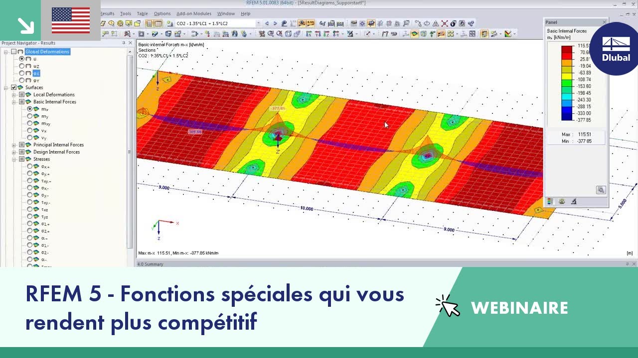 Webinaire : RFEM 5 - Fonctions spéciales qui vous rendent plus compétitif