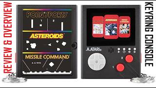 Atari Cartridge Console - Mini Keyring Handheld - Review & Overview