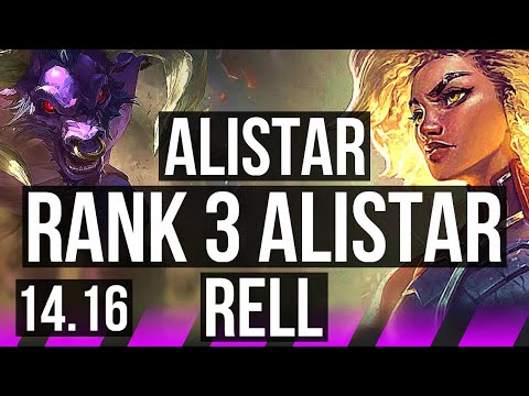 ALISTAR & Kai'Sa vs RELL & Yasuo (SUP) | Rank 3 Alistar | EUW Challenger | 14.16