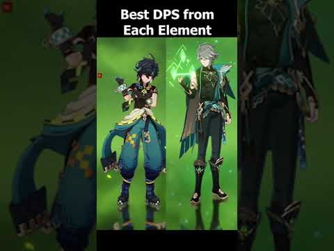Best 5* DPS Characters from Each Element #genshinimpact #genshin