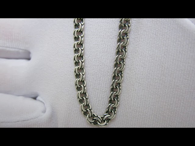 Серебряная цепочка 4100033-ПБ15 Видеообзор