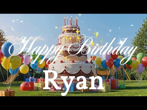 RYAN HAPPY BIRTHDAY TO YOU SONG 🎉 NAME RYAN #birthdaysong #Ryan #birthdaysongwithname
