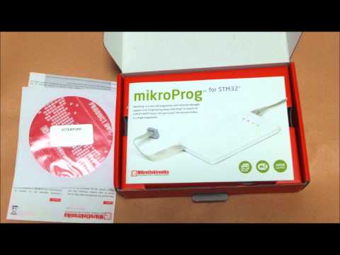 mikroProg for STM32 unboxing