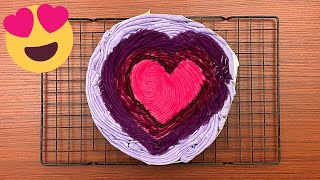 Tie-dye pattern : Easy & Fun Valentines Day Heart Spiral