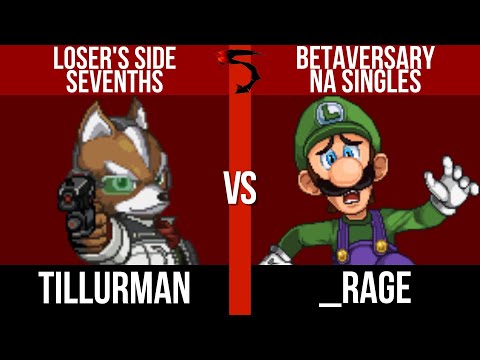 Betaversary NA: Tillurman (Fox) vs _Rage (Luigi) - SSF2 Losers 7ths