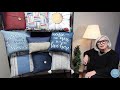 Amys Cushion Corner: Blue Pillows