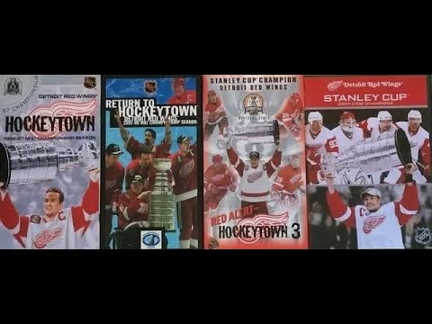 DETROIT RED WINGS: HOCKEYTOWN CHAMPIONSHIP DVD's - [1997] - [1998] - [2002] - [2008] | Remastered |