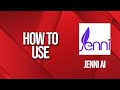 How to use Jenni AI