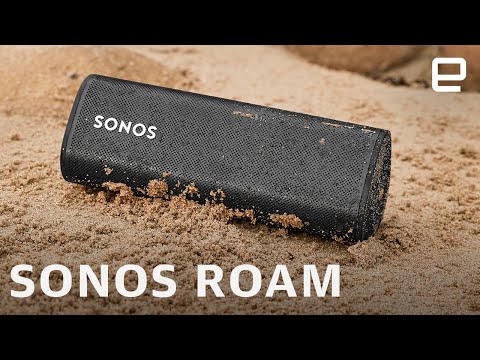 Nešiojama kolonėlė Sonos Roam, Multiroom, Bluetooth, WiFi, Atspari vandeniui, Juodos spalvos video