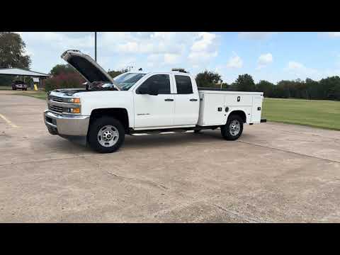2016 White /Gray Chevrolet Silverado 2500HD Work Truck Double Cab 2WD (1GC2CUEG6GZ) with an 6.0L V8 OHV 16V FFV engine, 6A transmission, located at 17760 Hwy 62, Morris, OK, 74445, (918) 733-4887, 35.609104, -95.877060 - 2016 CHEVY SILVERADO 2500 HD 2WD BI-FUEL SYSTEM THAT RUNS ON CNG OR GASOLINE WITH 6.0L V8 ENIGINE. IT FEATURES POWER LOCKS, POWER WINDOWS, MANUAL SEATS, CLOTH INTERIOR, CRUSIE CONTROL, TRACTION CONTROL, BACKUP CAMERA, AM/FM RADIO, NO BACK SEAT HAS OPEN TOOL BOX, PIPE VISE, AND TOOL BED. ONLY 173,105 - Photo#1