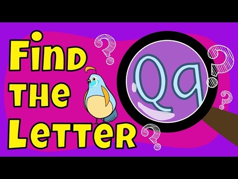 Alphabet Games | Find the Letter Q