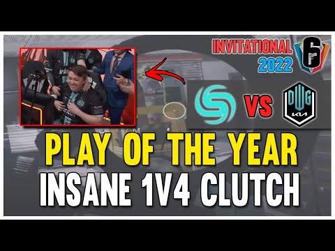 THE PLAY OF THE YEAR! INSANE 1v4 CLUTCH FROM KANZEN - R6 SIX INVITATIONAL 2022 | BEST OF SIEGE
