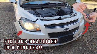 How to Replace 2008-12 Chevy Malibu Headlight