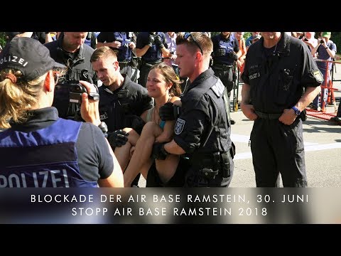 Blockade der Air Base Ramstein, 30. Juni, Stopp Air Base Ramstein 2018