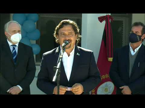 El gobernador Sáenz y el ministro Trotta inauguraron el colegio secundario N° 5206 en El Mollar