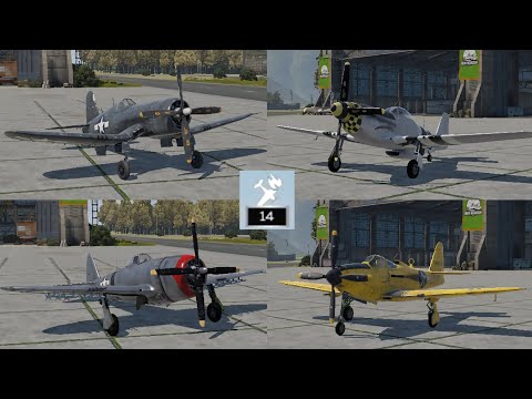 14 Kills in American Planes Rank 5 WTM