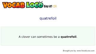Video thumbnail for quatrefoil