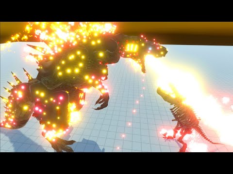 SEKELTOSAURUS VS GODZILLASAURUS EPIC BATTLES - ANIMAL REVOLT BATTLE SIMULATORS