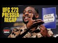 UFC 273 Press Conference Recap: A rulebook 4 dummies, Jags helmet & no stare downs | ESPN MMA
