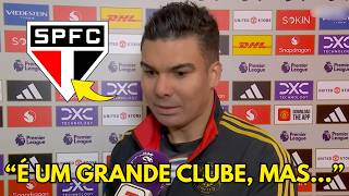 INACREDITAVEL! OLHA OQUE O CASEMIRO FALOU APÓS ACERTO COM O SÃO PAULO! NOTICIAS DO SÃO PAULO