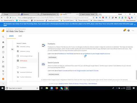 connect google Analytics to google webmasters