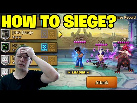 Summoners War - MY FIRST SIEGE IN A NEW GUILD