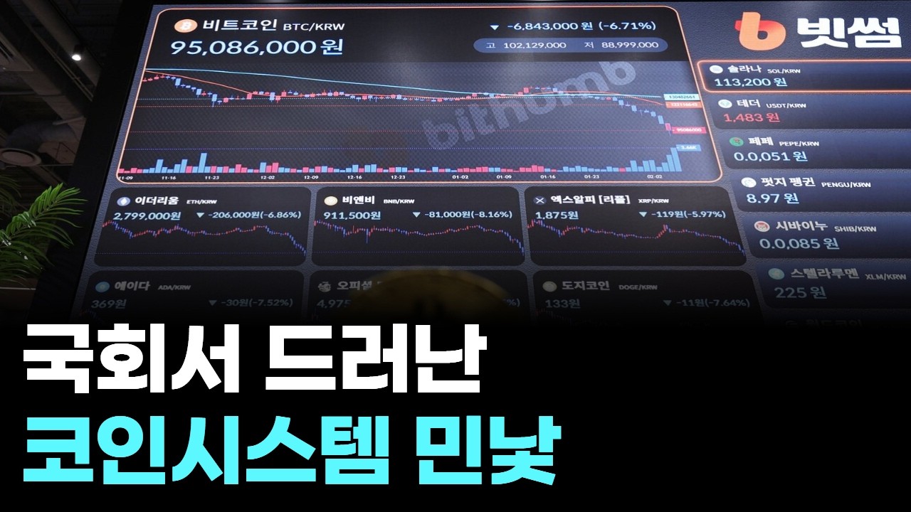 국회서 드러난 코인시스템 민낯